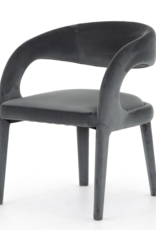Hawkins Dining Chair in Charcoal Velvet