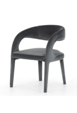 Hawkins Dining Chair in Charcoal Velvet