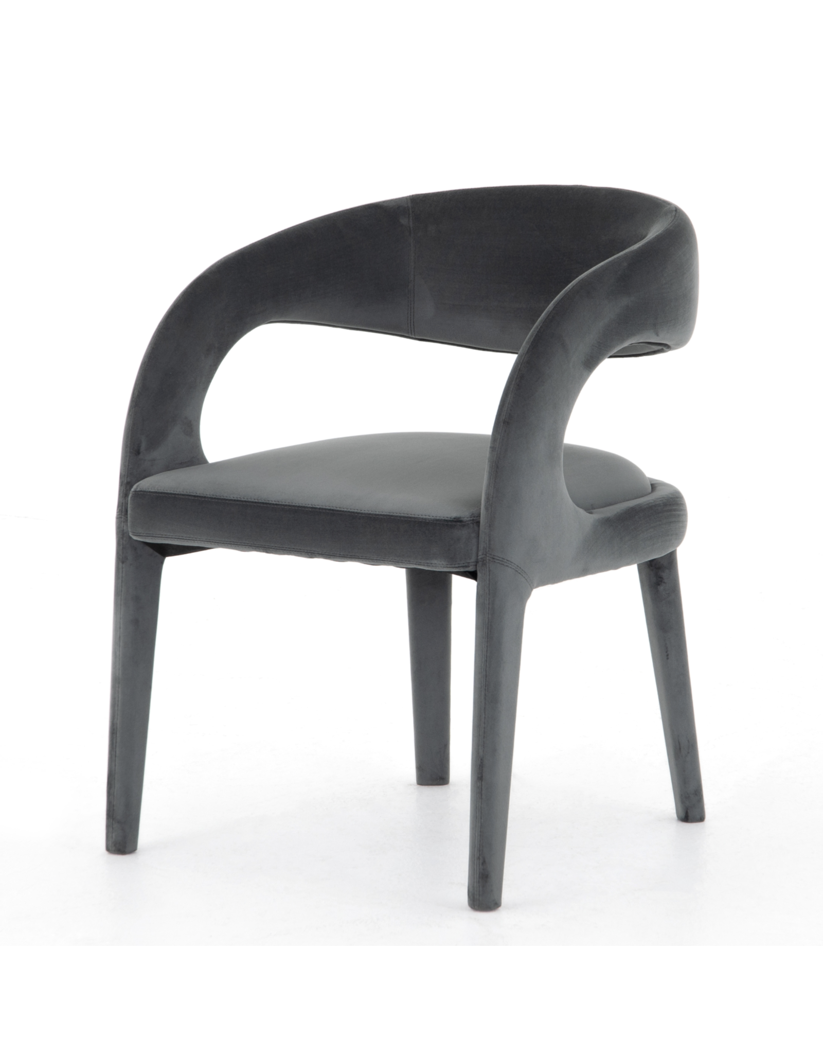 Hawkins Dining Chair in Charcoal Velvet