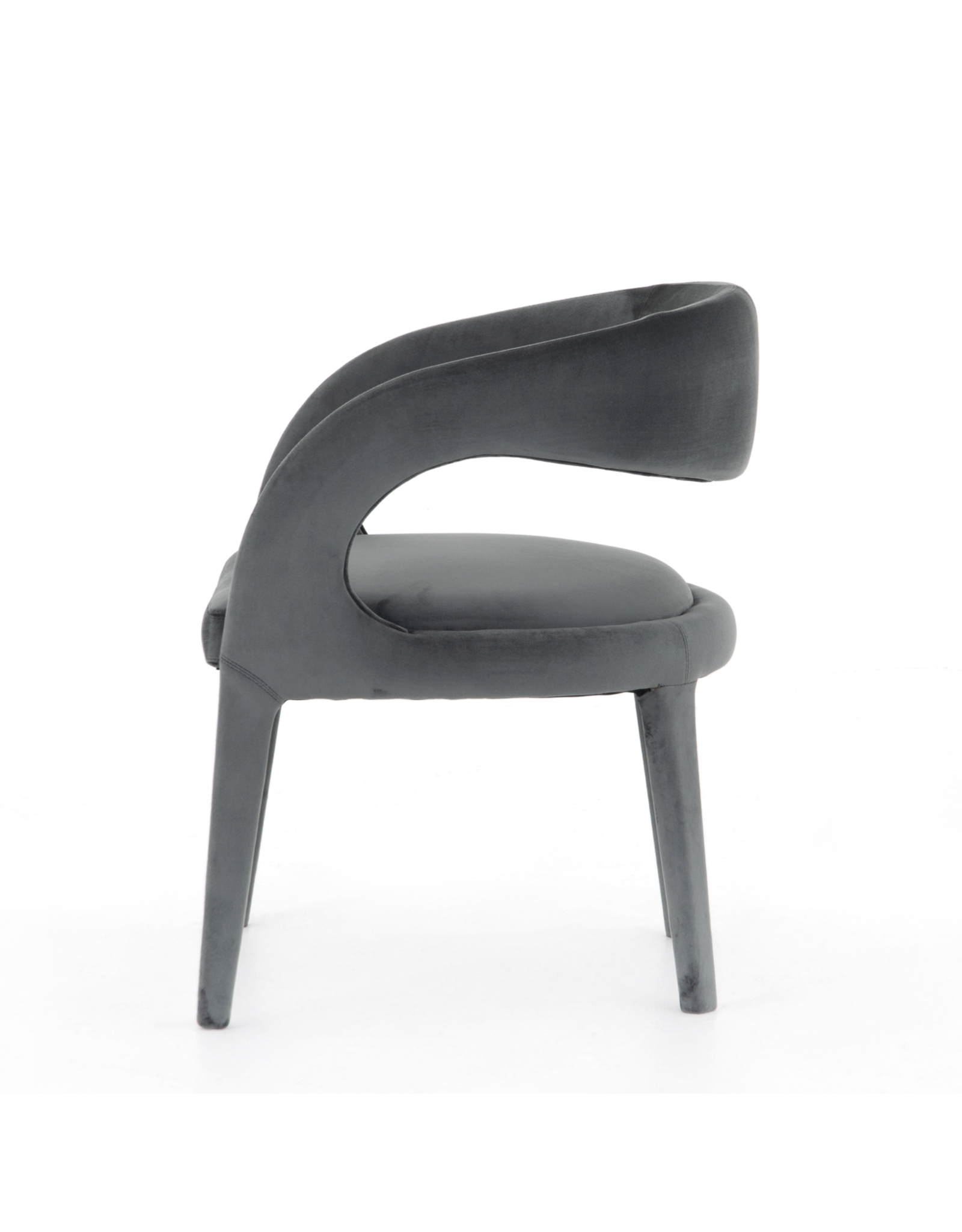 Hawkins Dining Chair in Charcoal Velvet