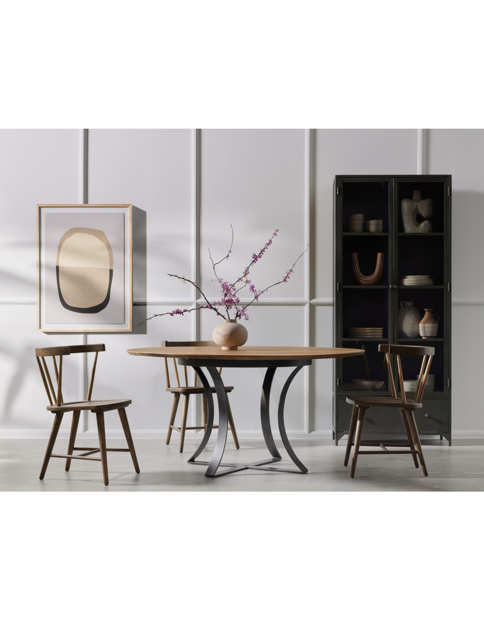 Naples Dining Chair, Light Cocoa Oak
