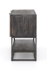 Kelby Small Media Console in Vintage Brown