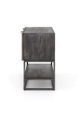 Kelby Small Media Console in Vintage Brown