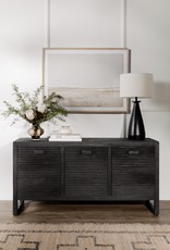 Lorne Media Console in Dark Reeded Totem