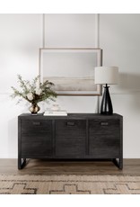 Lorne Media Console in Dark Reeded Totem