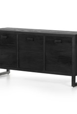 Lorne Media Console in Dark Reeded Totem