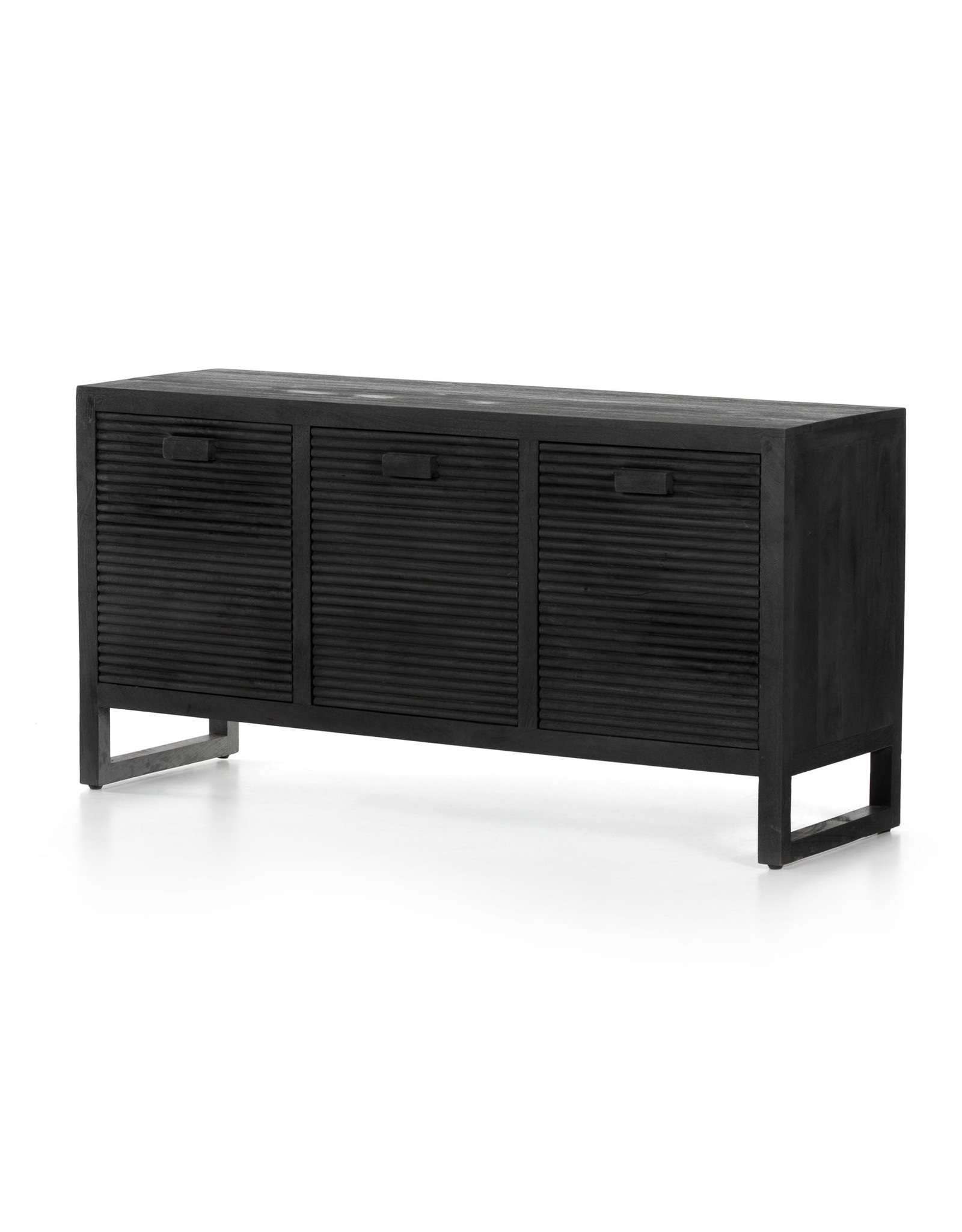 Lorne Media Console in Dark Reeded Totem