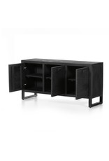 Lorne Media Console in Dark Reeded Totem