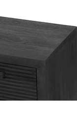 Lorne Media Console in Dark Reeded Totem
