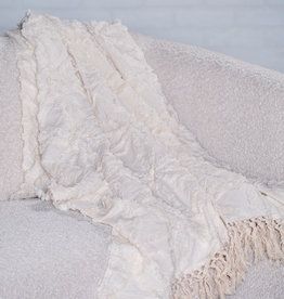 Tufted Lola Throw - Ivory