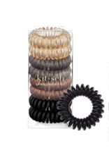 Spiral Hair Ties 4 Pack - Clear