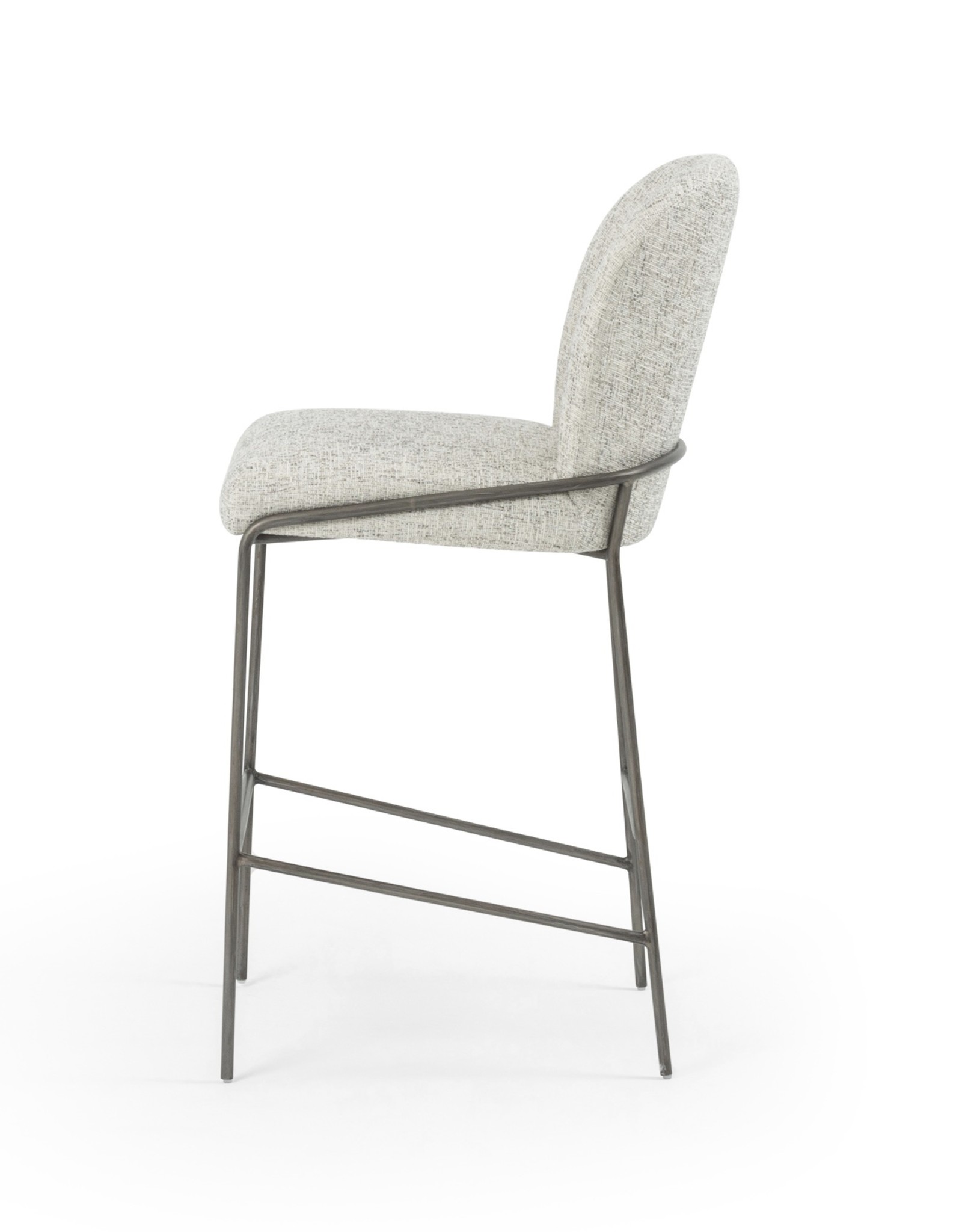 Astrud Bar Stool -Lyon Pewter
