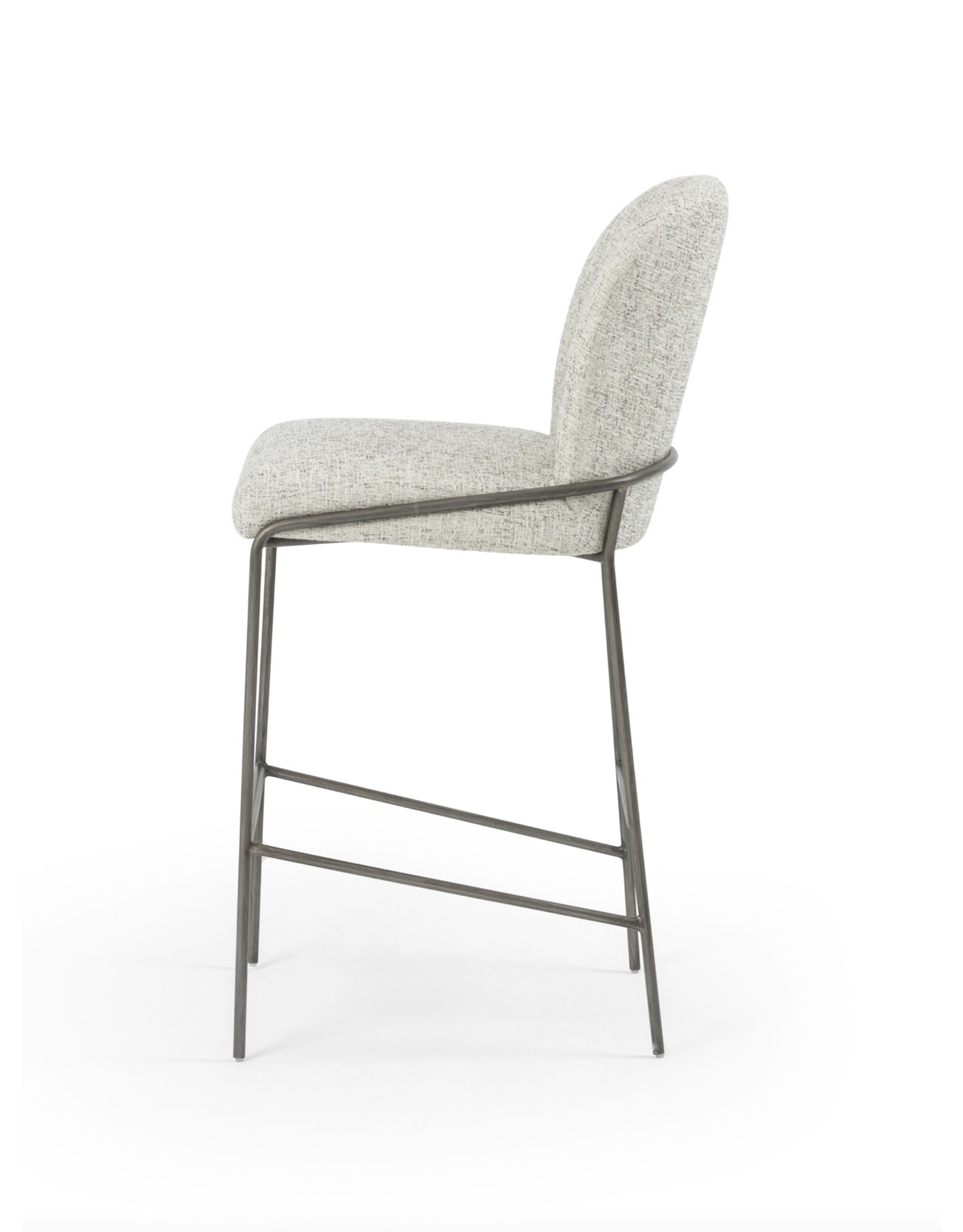 Astrud Bar Stool -Lyon Pewter