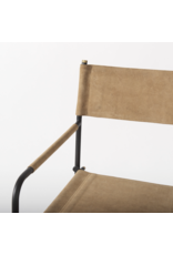 Direttore Counter Stool in Brown Leather