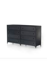 Belmont 8 Drawer Metal Dresser in Black