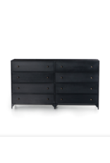 Belmont 8 Drawer Metal Dresser in Black