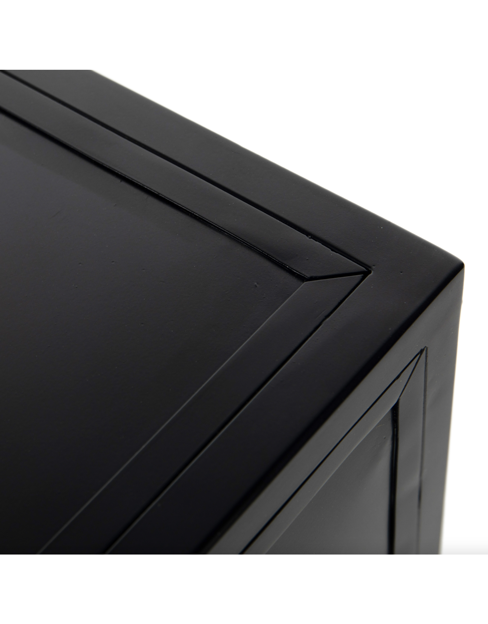 Belmont 8 Drawer Metal Dresser in Black