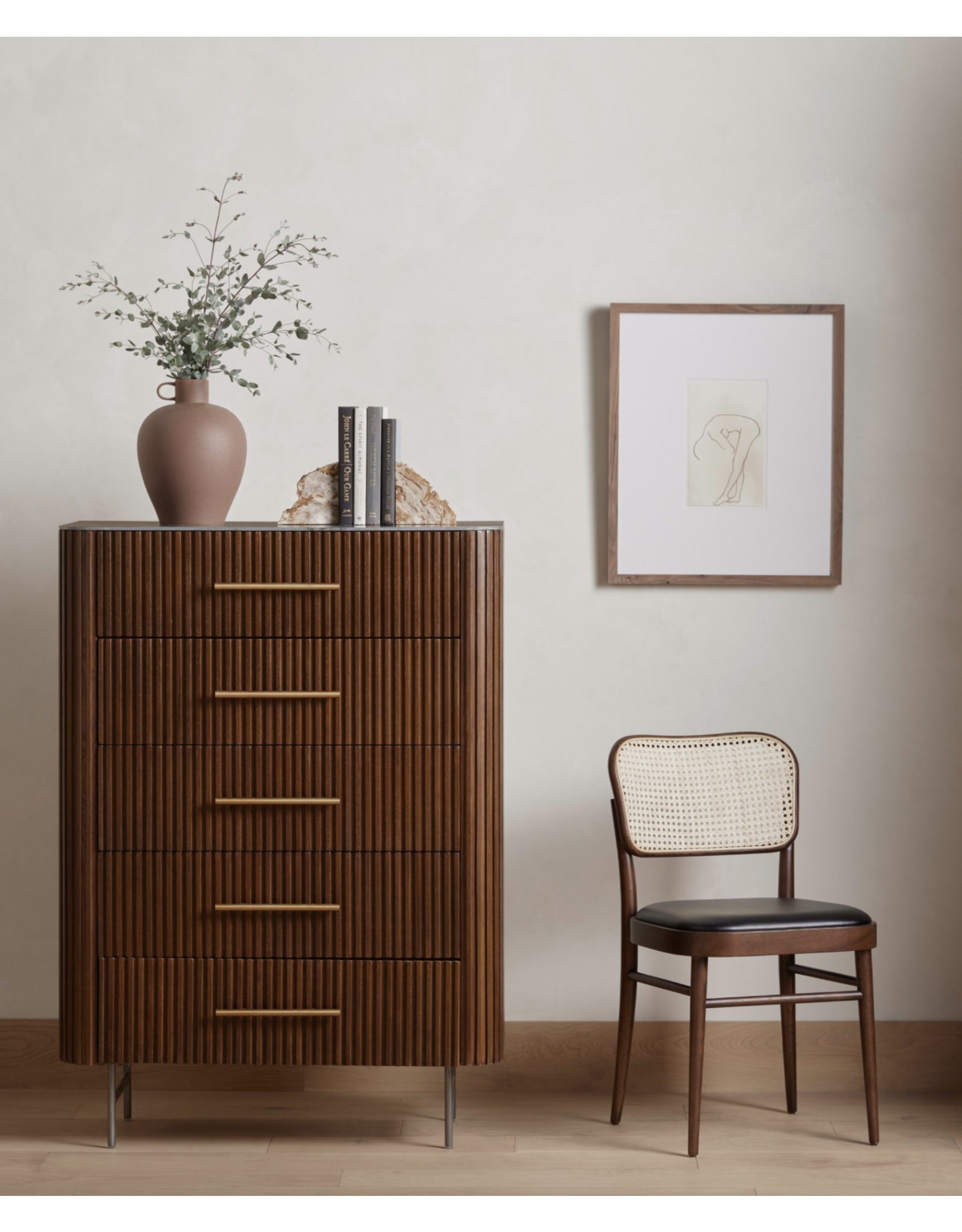 Fletcher 5 Drawer Dresser in Bluestone
