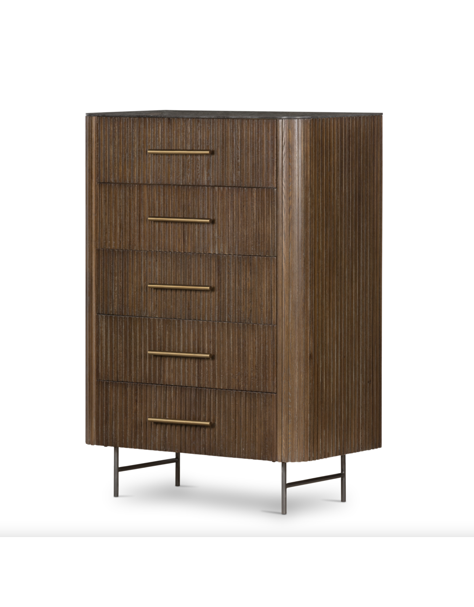 Fletcher 5 Drawer Dresser in Bluestone
