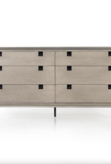 Carly 6 Drawer Dresser in Grey Wash