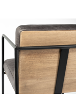 Stamford Counter Stool in Black Leather