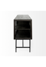 Arelius Sideboard in Dark Brown