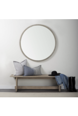 Aida Dining Bench in Light Grey Wood