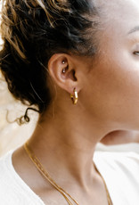Frye Hoop Earrings, Gold