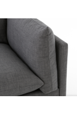 Westwood 3-Pc Sectional with Ottoman in Bennett Charcoal