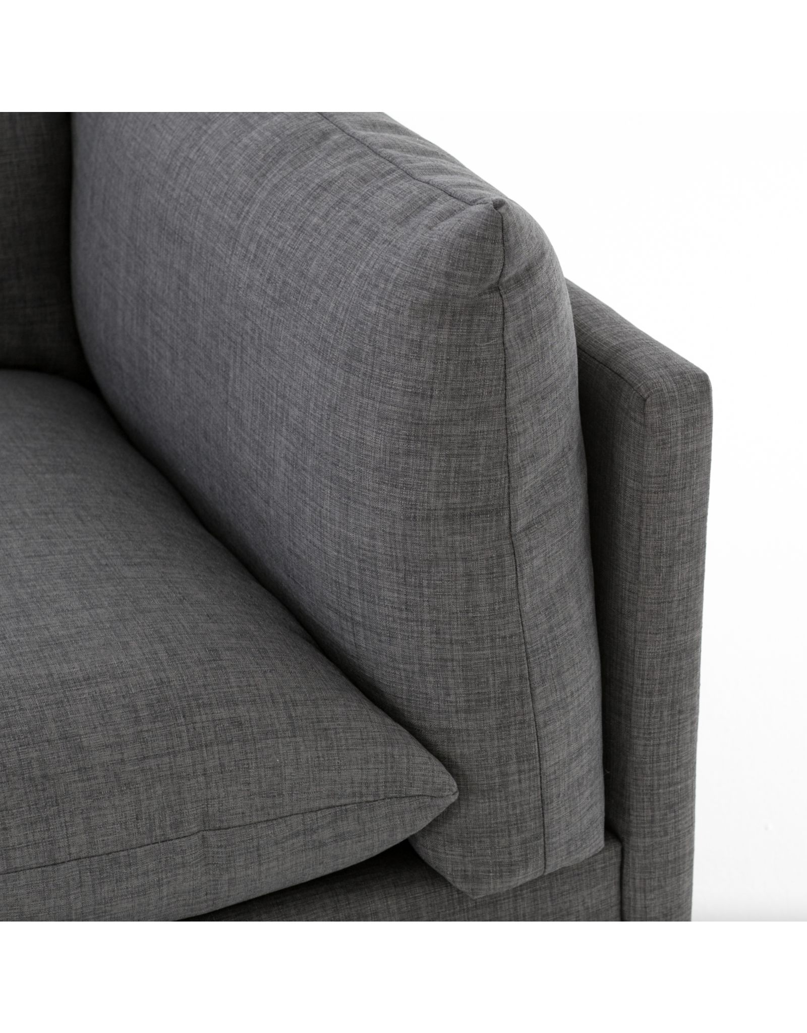 Westwood 3-Pc Sectional with Ottoman in Bennett Charcoal