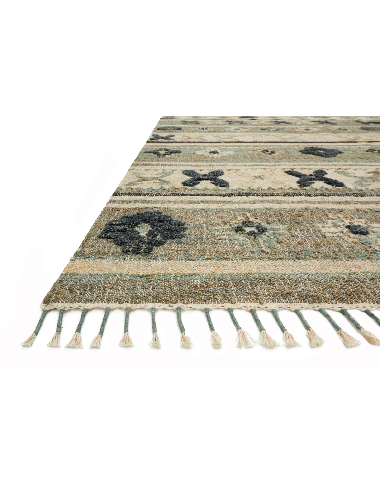 Loloi Owen Rug OW-01 - Aqua/Ink