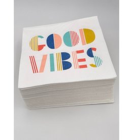 Good Vibes Cocktail Napkins - 50ct
