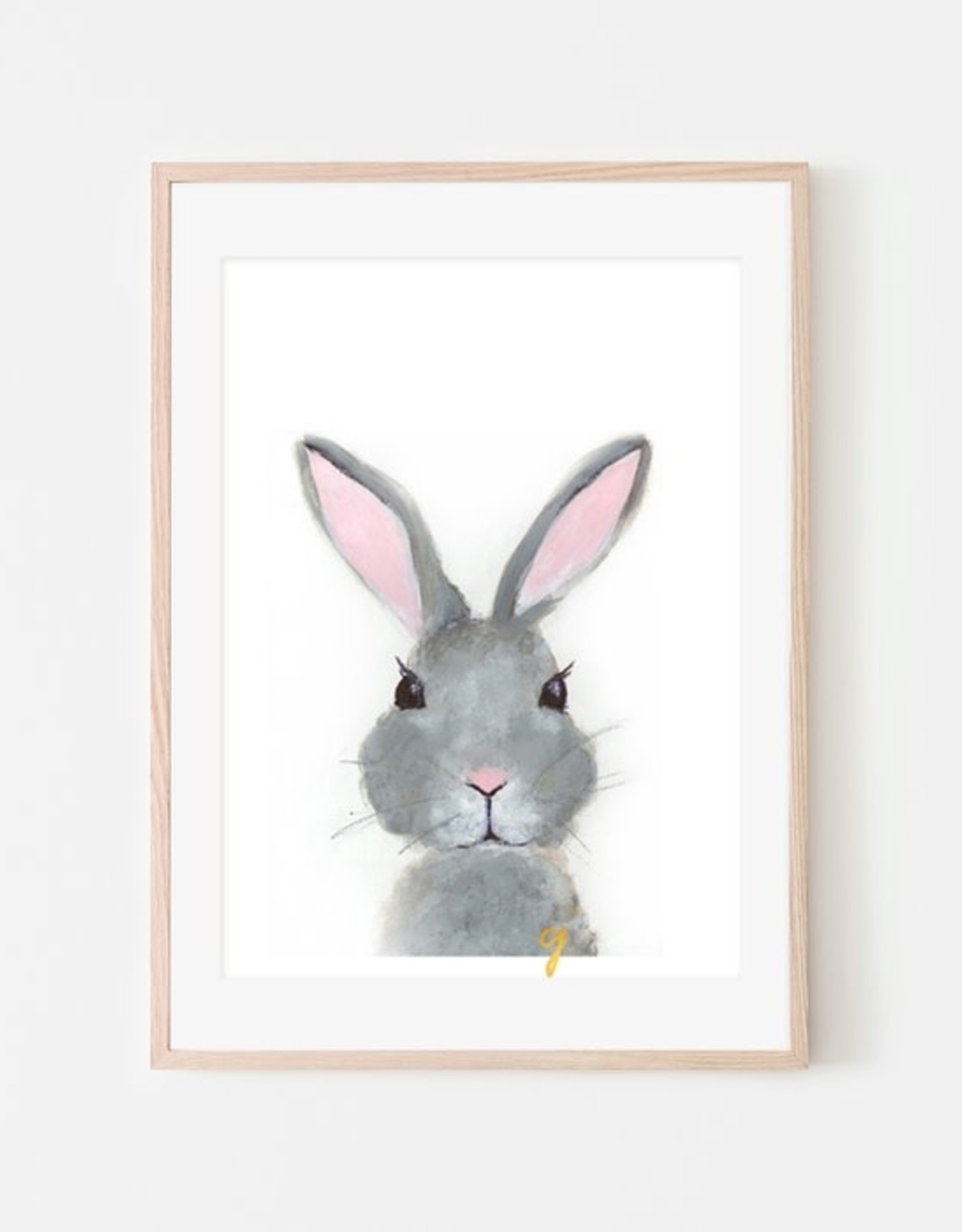 Bunny Nursery Print 11x14