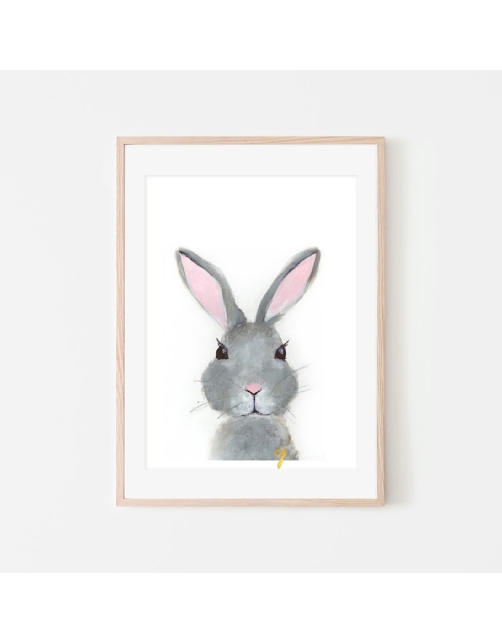 Bunny Nursery Print 11x14
