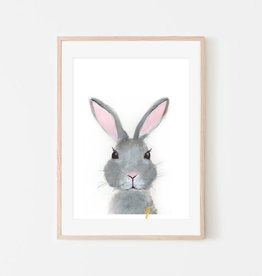 Bunny Nursery Print 11x14