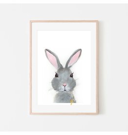 Bunny Nursery Print 11x14