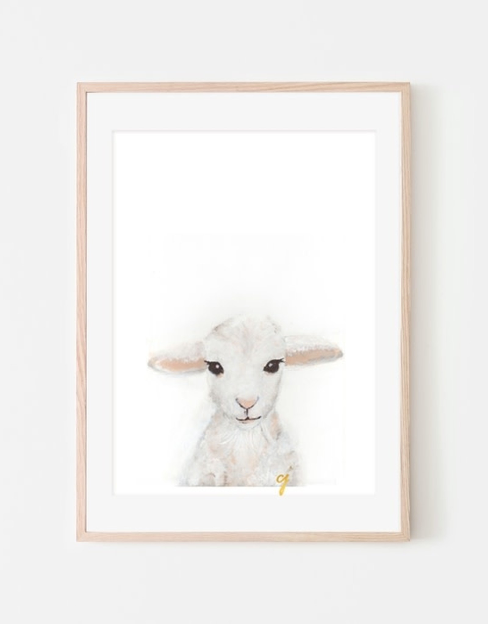 Lamb Nursery Print 11x14