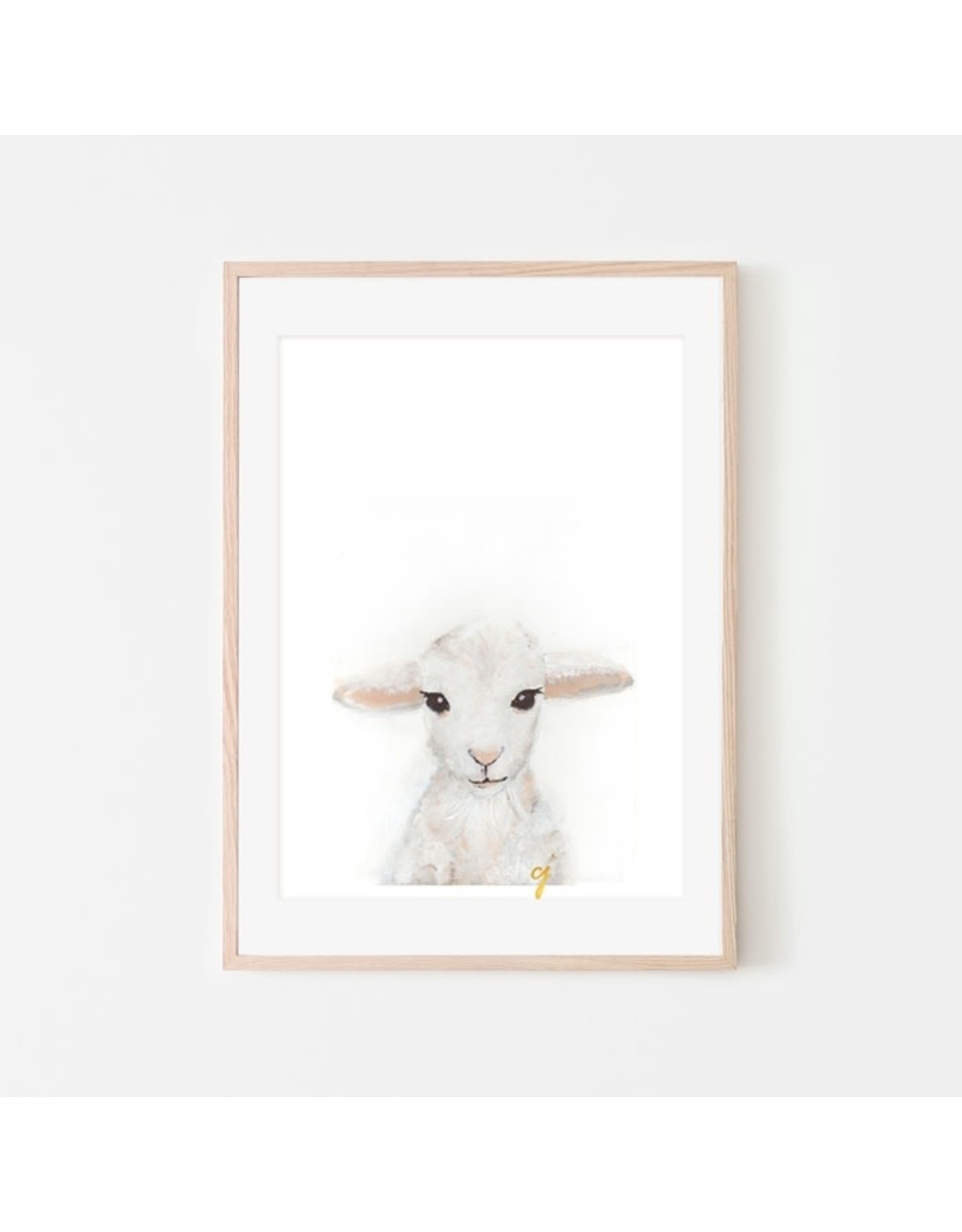 Lamb Nursery Print 11x14