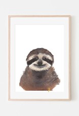 Sloth Nursery Print 11x14
