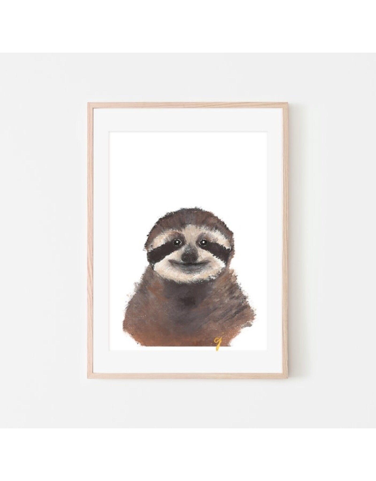 Sloth Nursery Print 11x14