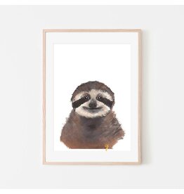Sloth Nursery Print 11x14
