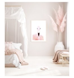 Flamingo Nursery Print 11x14