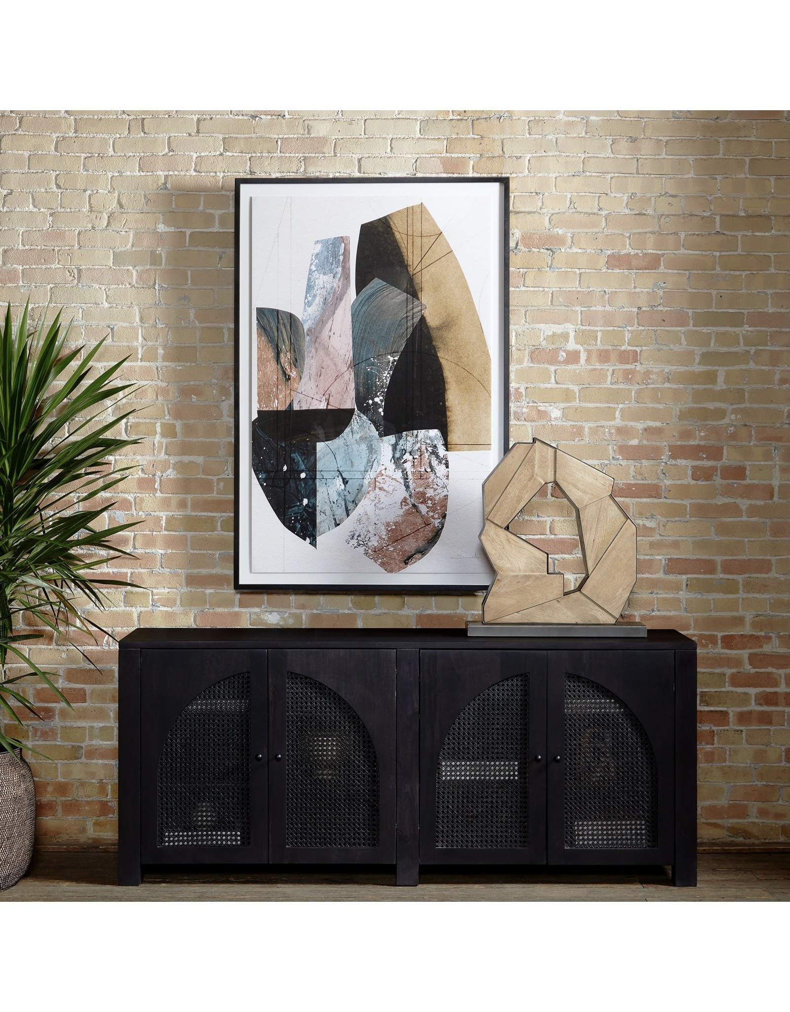 Tilda Sideboard in Black Wash Mango