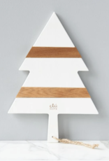 White Mod Tree Charcuterie Board, Small