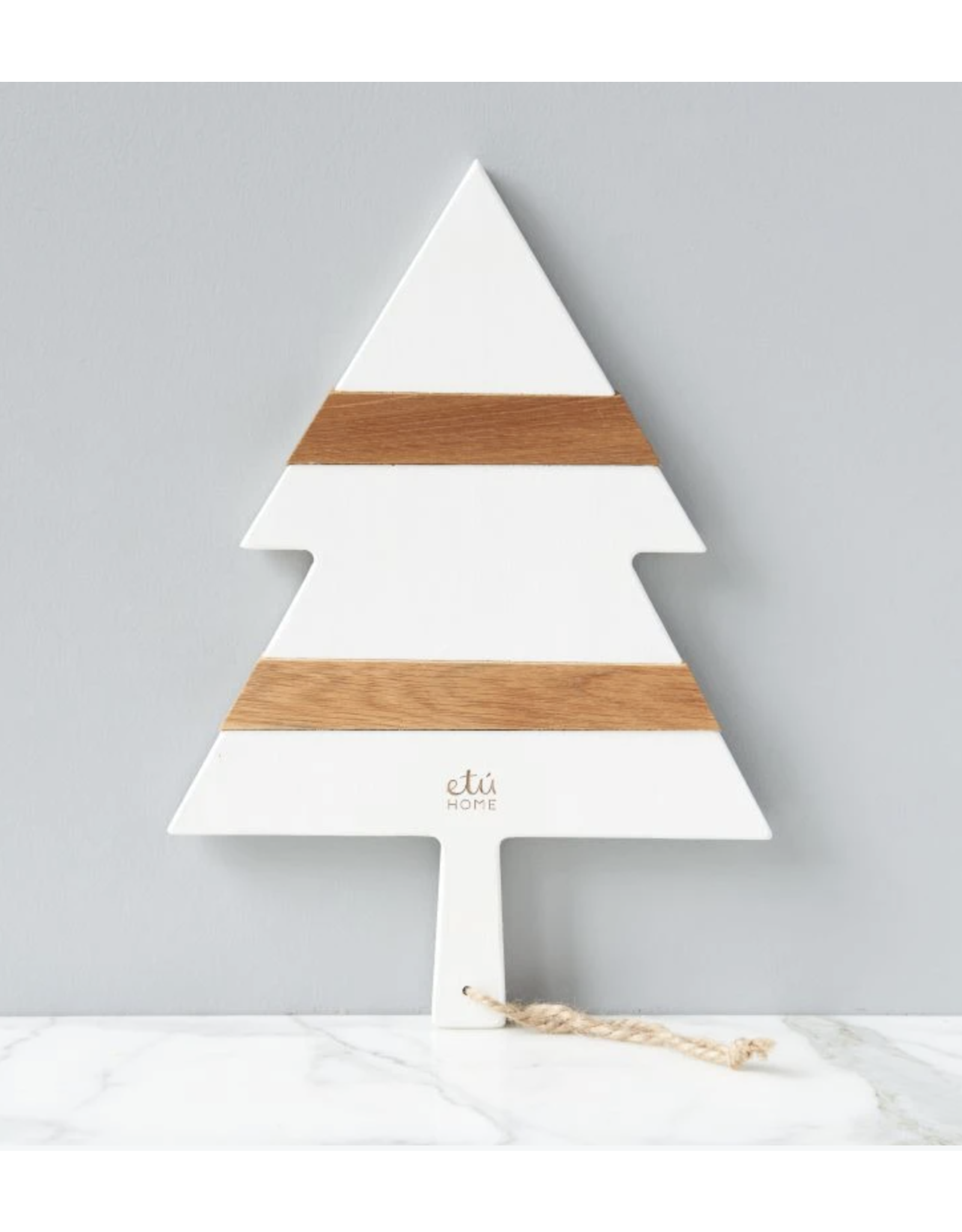 White Mod Tree Charcuterie Board, Small