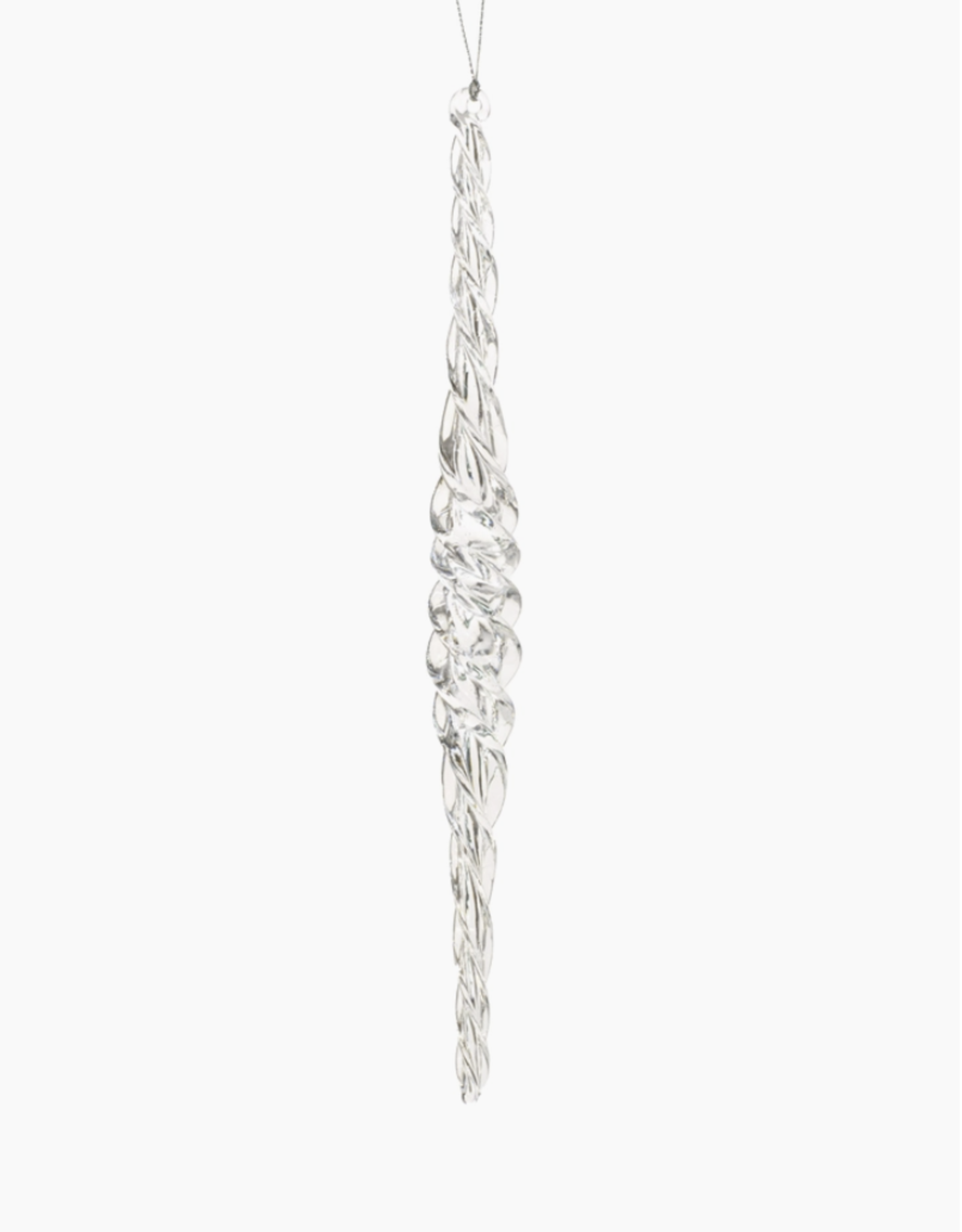 Clear Hanging Twisted Icicle