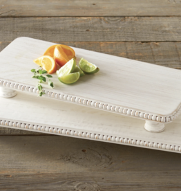 Beaded Footed Serving Board