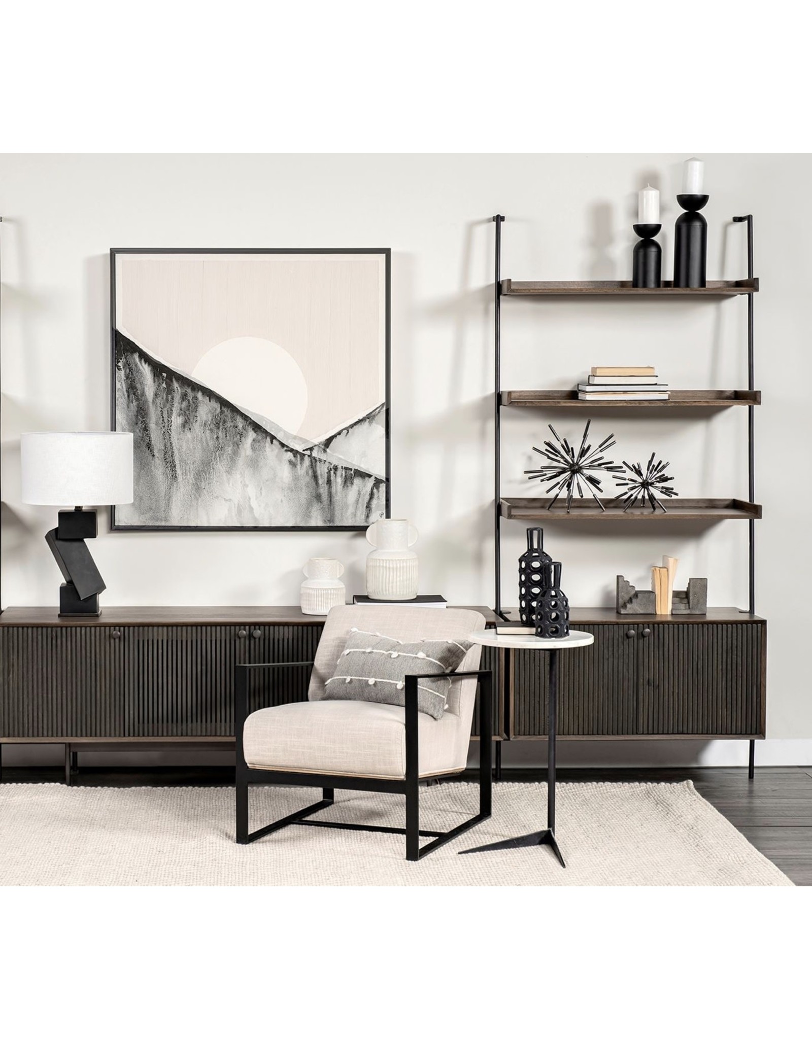 Grace Two-Toned Shelving Unit