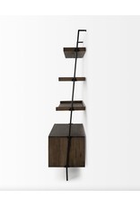 Grace Two-Toned Shelving Unit