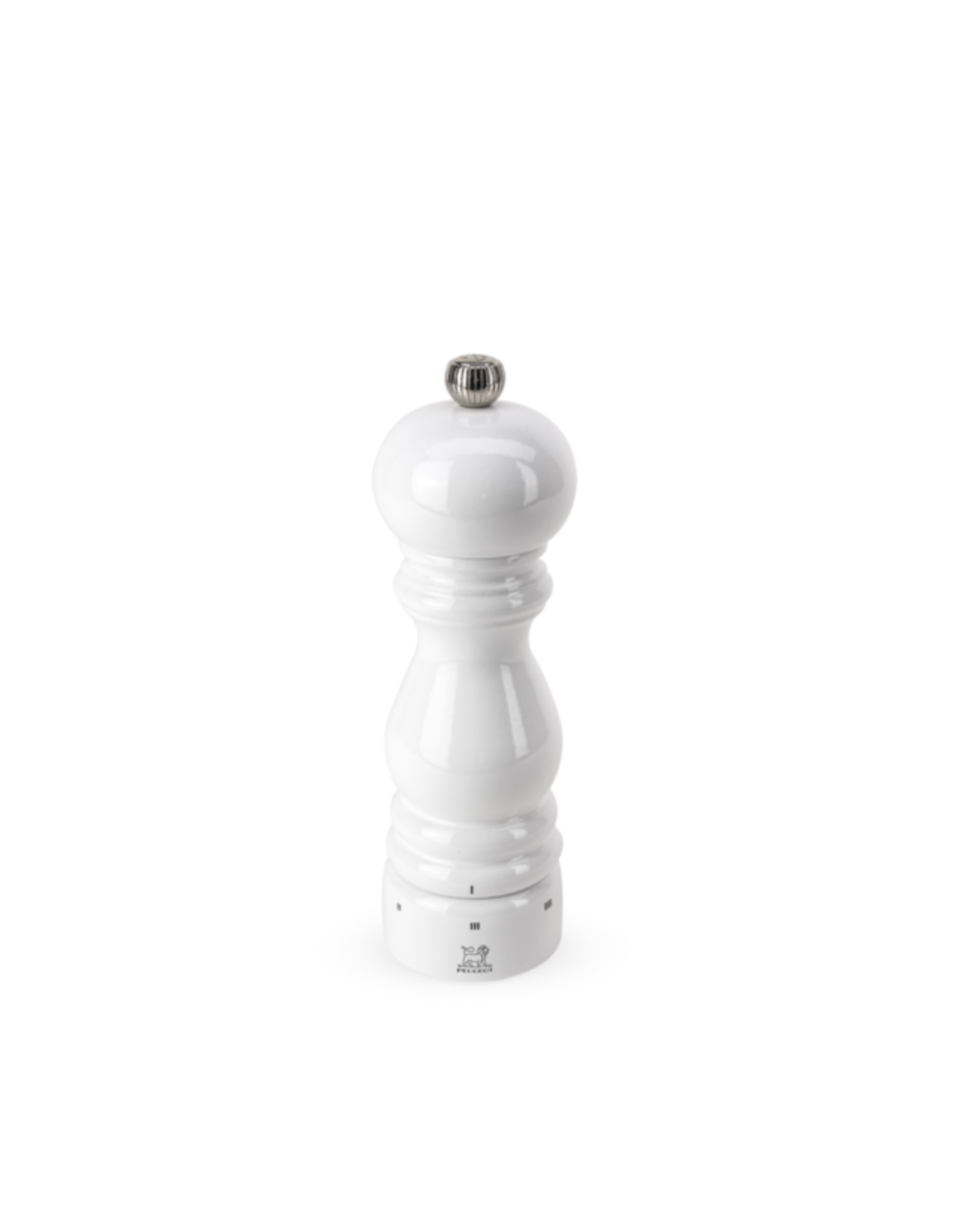 Paris White Lacquer Salt Mill